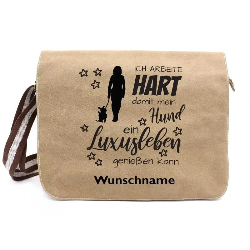 Canvas Messenger Tasche mit Wunschmotiv
