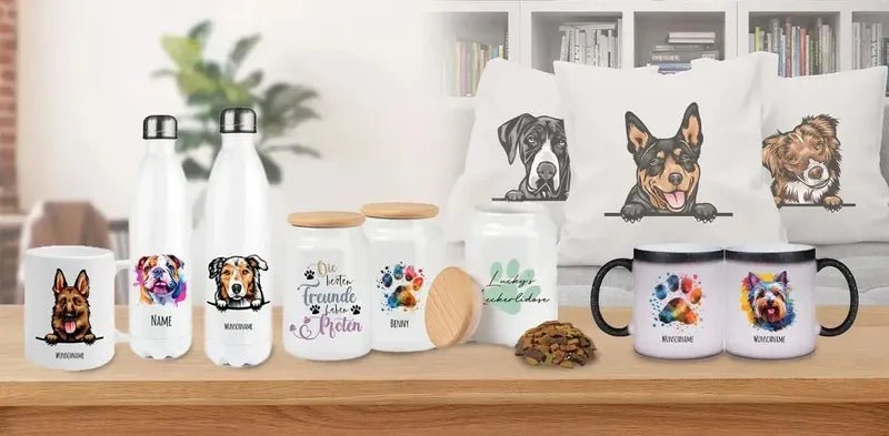 Tassen, Kissen & Dosen – tierisch personalisierte Geschenke - Tierisch tolle Geschenke