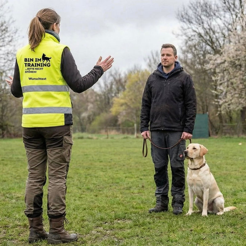 Hundetrainer Zubehör und Ausrüstung personalisiert – Weste, Rucksack, Bauchtasche und mehr für professionelle Hundetrainer