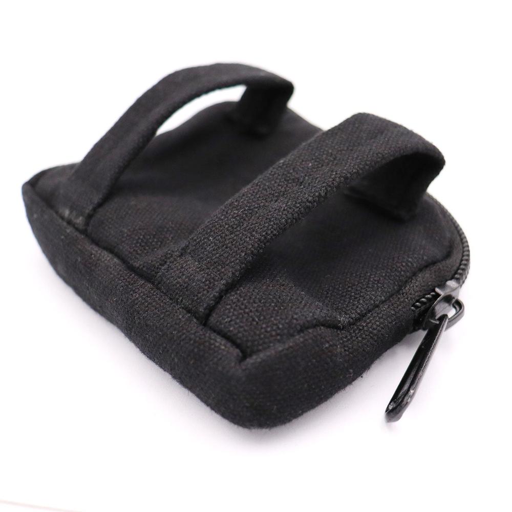 Beuteltasche Schwarz klein – Bild 2