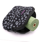 Nijens Beuteltasche klein Pfote -anthrazit- mit Gürtelschlaufe-Tierisch tolle Geschenke