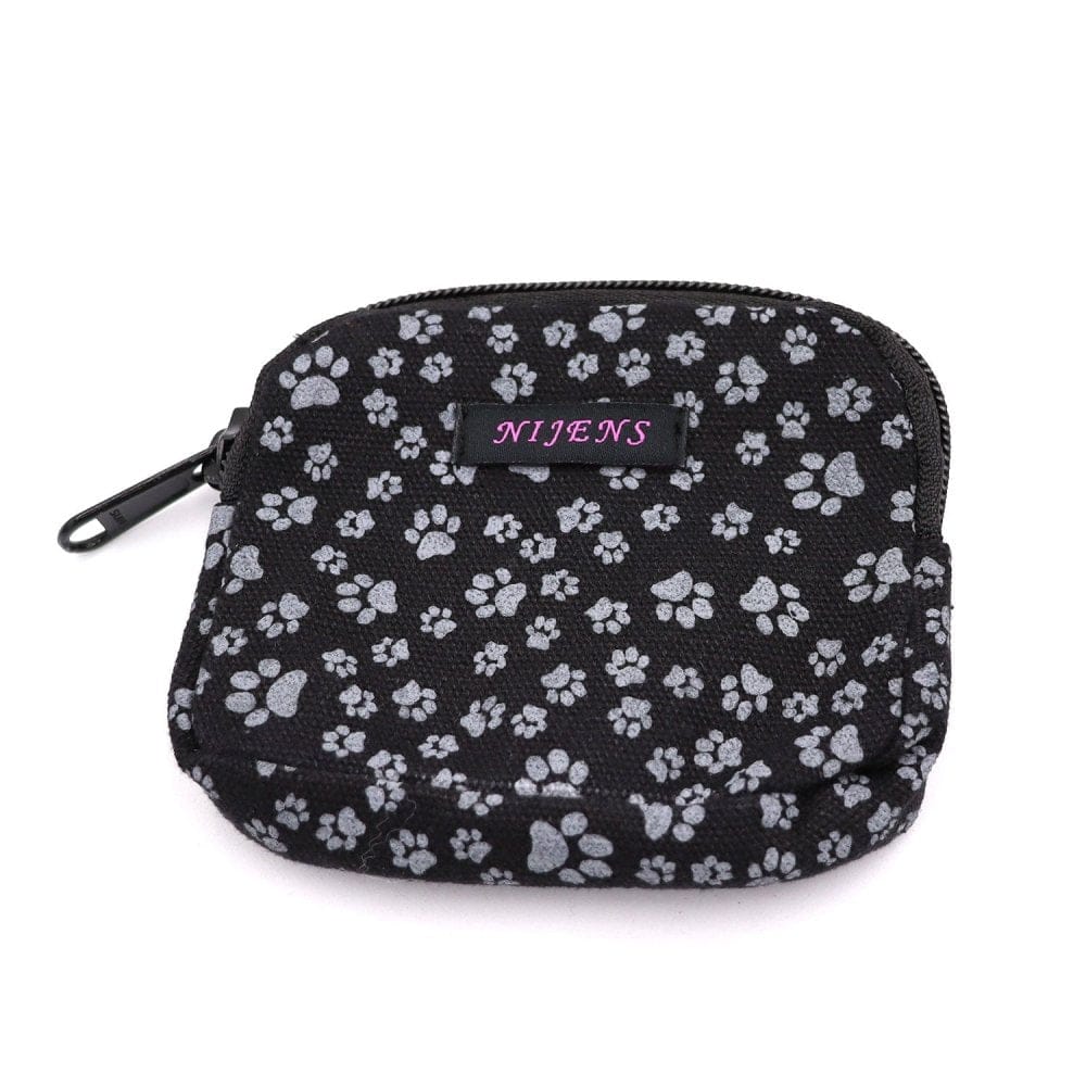 Beuteltasche Pfote Anthrazit klein