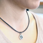 Anhänger Pfote - Silber-Tierisch tolle Geschenke