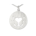 Silberwerk Lovely Little Signs Kette Hundenase Silber – 925er Sterlingsilber matt mit Hundenase-Anhänger 10mm