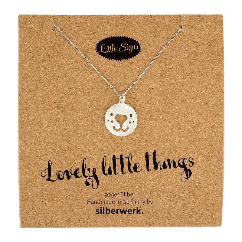 Silberwerk LITTLE SIGNS -Kette Hundenase Silber-Tierisch tolle Geschenke