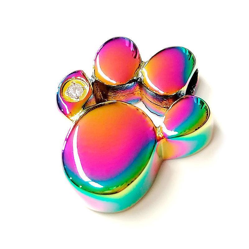 Energy and Life Magnetschmuck - Anhänger Pfote -Zirkonia- rainbow-Energy & Life-Tierisch-tolle-Geschenke