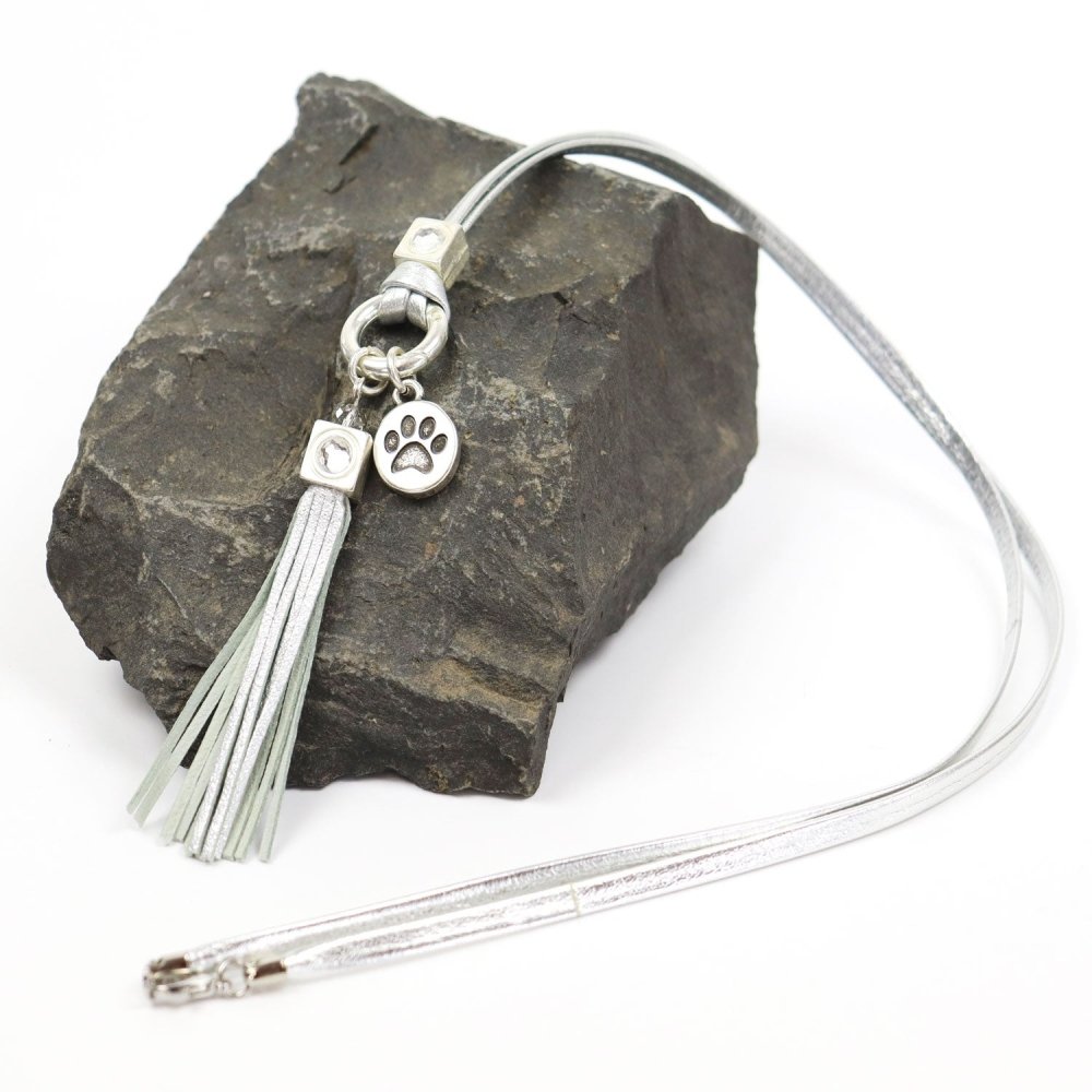 SchauTime Statement Kette - Pfote -Silber-Tierisch tolle Geschenke