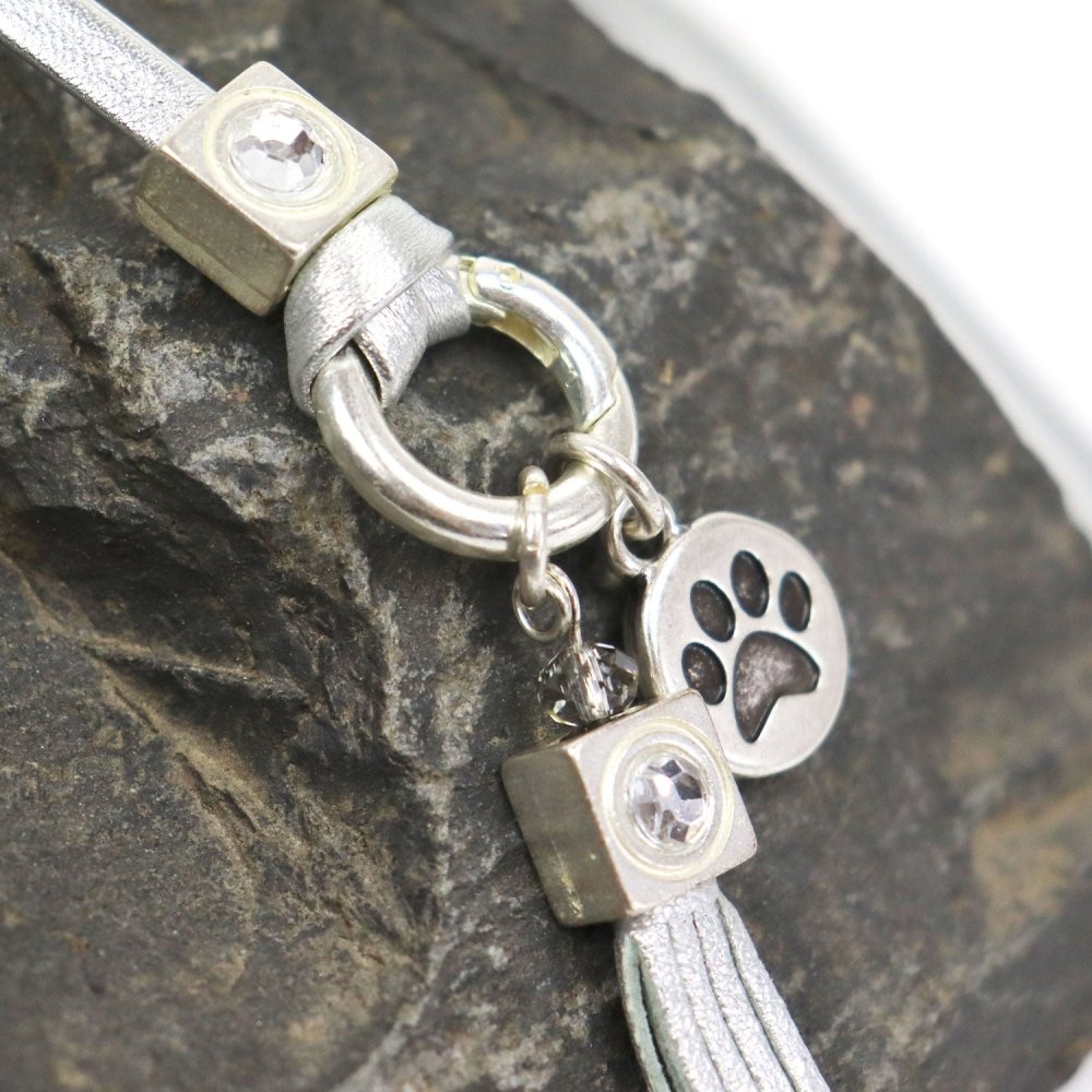 SchauTime Statement Kette - Pfote -Silber-Tierisch tolle Geschenke