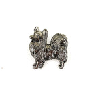 Papillon Zinn-Brosche - Versilbert-Tierisch tolle Geschenke