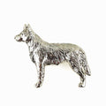 Australian Cattle Dog Zinn-Brosche - Versilbert-Tierisch tolle Geschenke