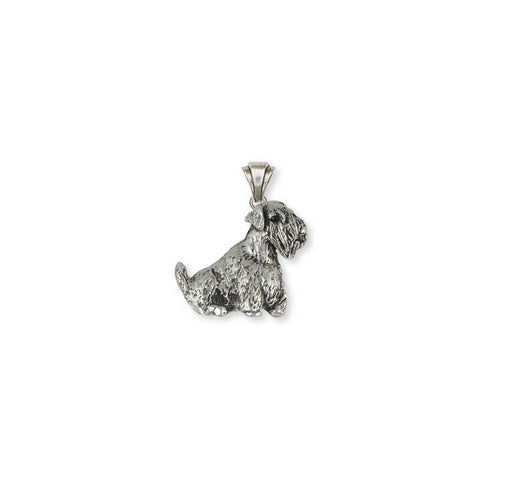 Schmuck - Anhänger: Sealyham Terrier -925er Sterling Silber-