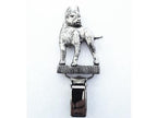 Versilberter Ringclip mit American Staffordshire Terrier