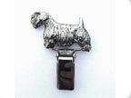 Versilberter Ringclip mit Sealeyham Terrier