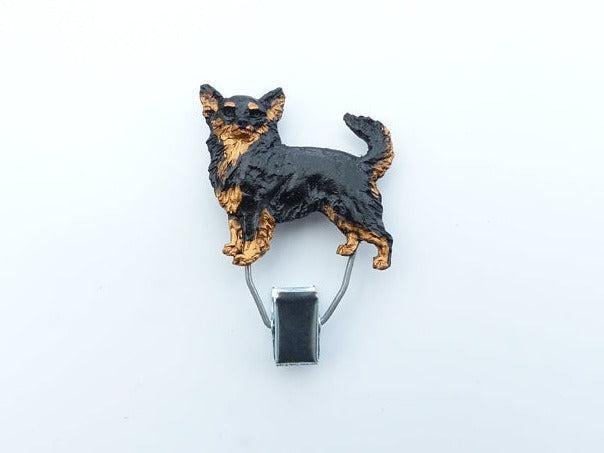 Startnummern Clip Chihuahua Langhaar-Tierisch tolle Geschenke