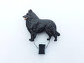 Startnummern Clip Belgischer Schäferhund Groenendael-Tierisch tolle Geschenke