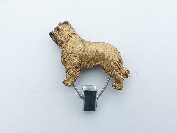 Startnummern Clip Pyrenäen Schäferhund Berger de Pyrenees fawn-Tierisch tolle Geschenke