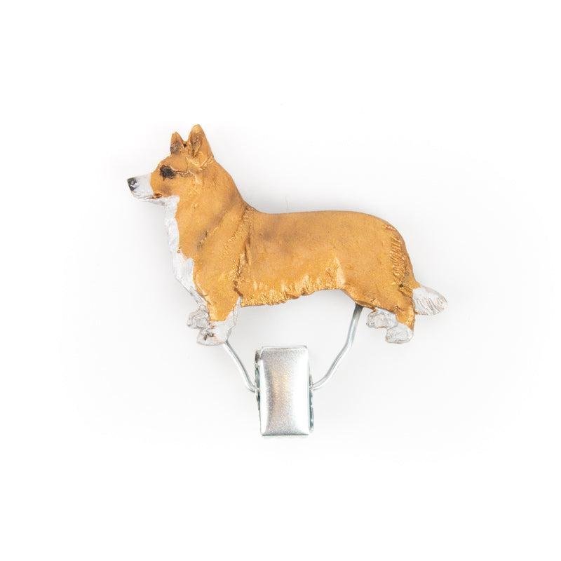 Startnummern Clip Welsh Corgi Cardigan fawn-Tierisch tolle Geschenke