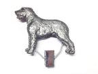 Handbemalter Startnummern-Clip mit Irish Wolfhound