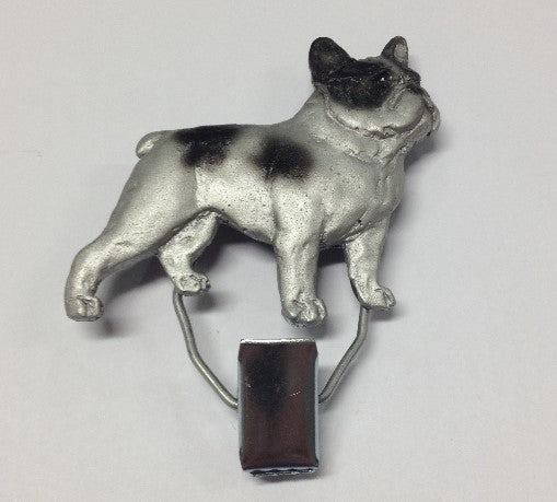 Startnummern Clip Französische Bulldogge S/W-Tierisch tolle Geschenke