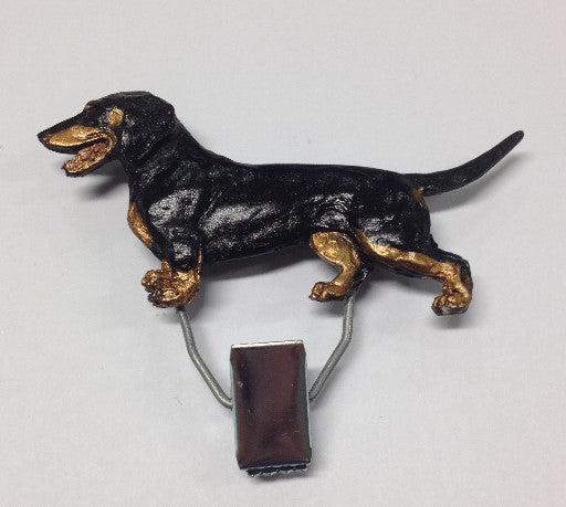 Startnummern Clip Dackel Kurzhaar-Tierisch tolle Geschenke