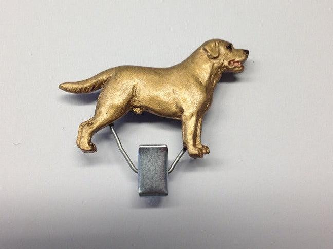 Startnummern Clip Labrador Yellow