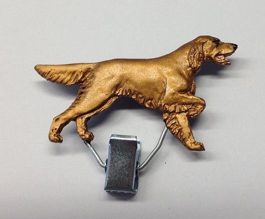 Startnummern Clip Irish Setter-Tierisch tolle Geschenke