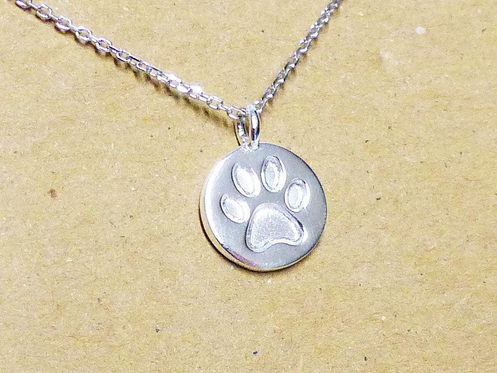 Silberwerk LITTLE SIGNS Mini Anhänger Pfote -Silber-Tierisch tolle Geschenke