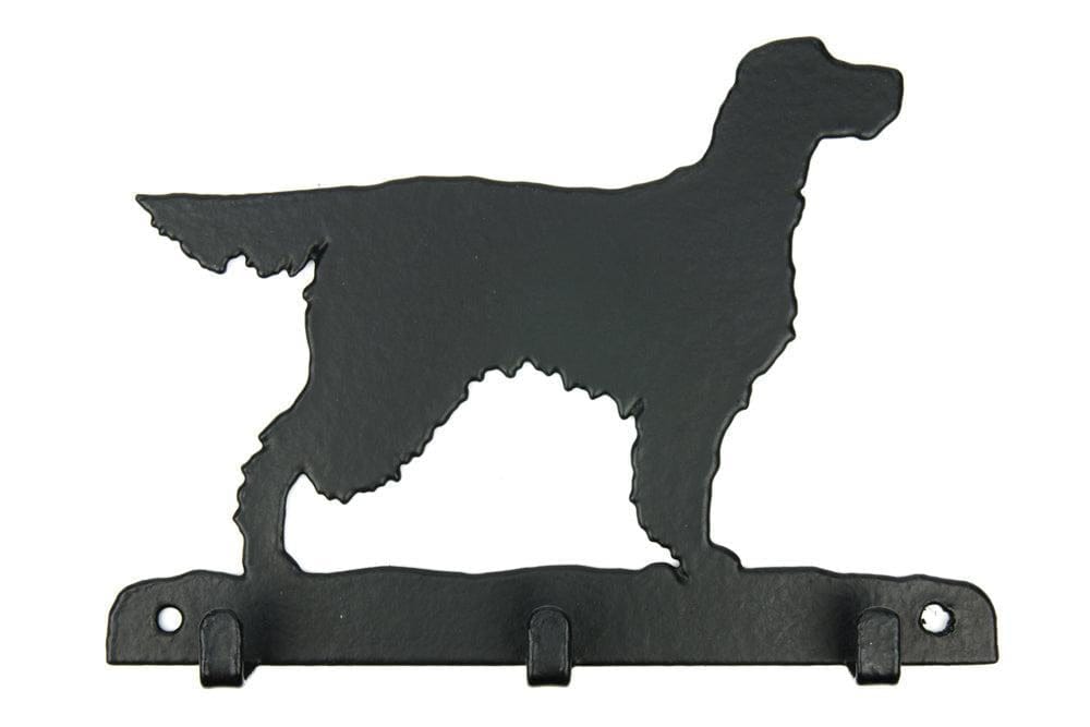 Leinengarderobe Gordon Setter aus Stahl mit 3 Haken