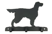 Leinengarderobe Gordon Setter aus Stahl mit 3 Haken