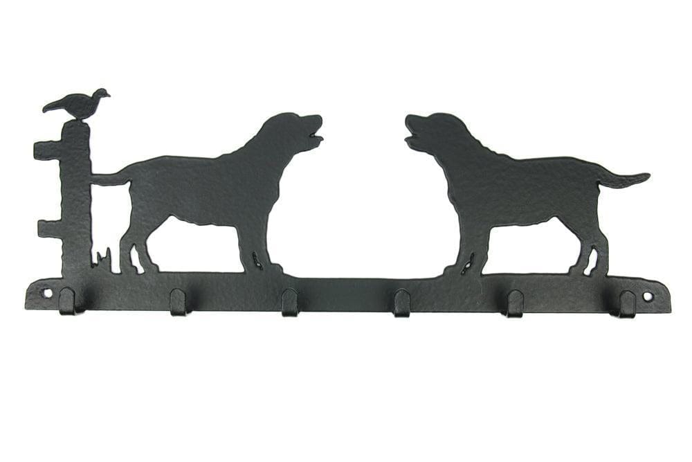 Leinengarderobe Labrador aus Stahl mit 6 Haken