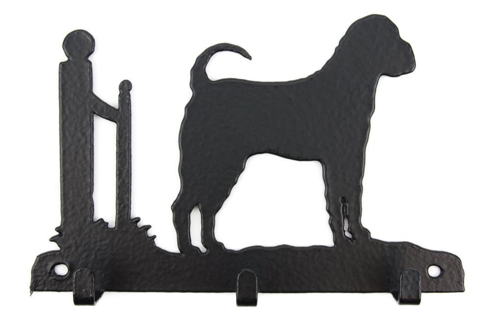 Leinengarderobe Shar Pei aus Stahl mit 3 Haken