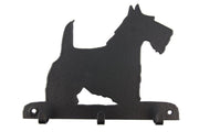 Leinengarderobe Scottish Terrier aus Stahl mit 3 Haken