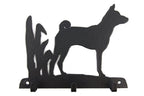 Leinengarderobe Basenji aus Stahl mit 3 Haken