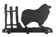 Leinengarderobe Collie aus Stahl mit 3 Haken
