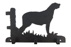 Leinengarderobe Irish Wolfhound aus Stahl mit 3 Haken