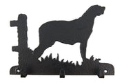 Leinengarderobe Irish Wolfhound aus Stahl mit 3 Haken
