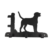 Leinengarderobe Foxhound aus Stahl mit 3 Haken