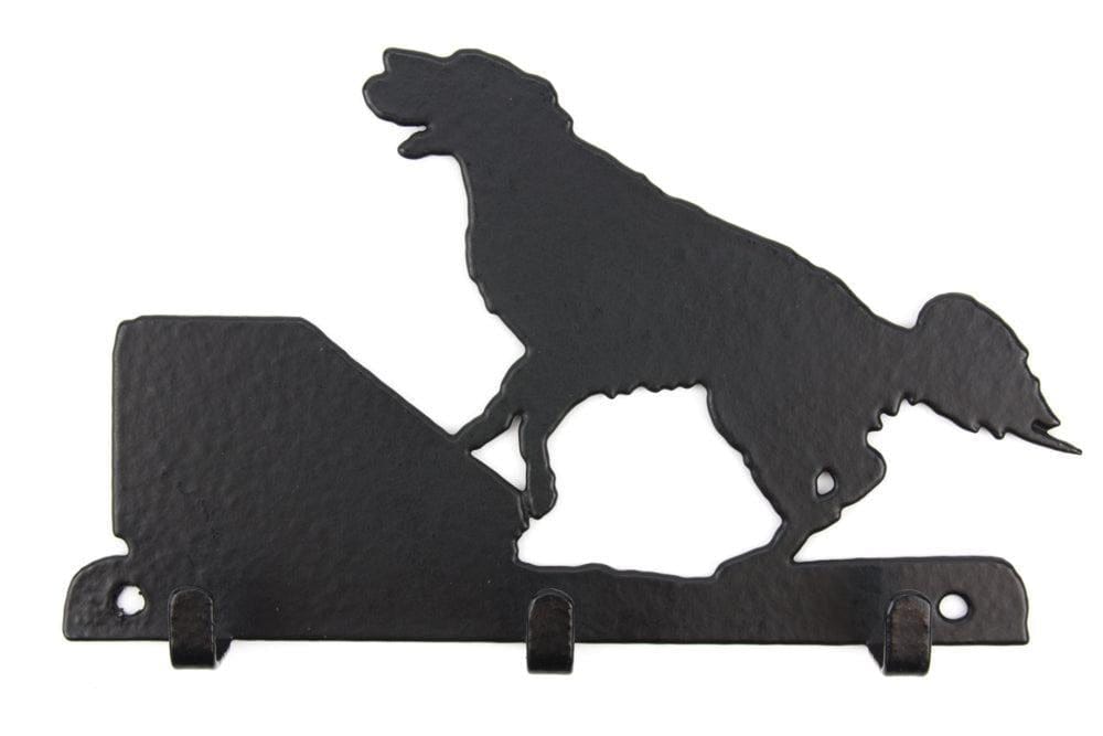 Leinengarderobe Flyball aus Stahl mit 3 Haken