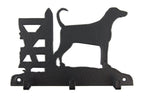 Leinengarderobe Dobermann aus Stahl mit 3 Haken