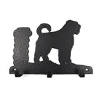 Leinengarderobe Bouvier des Flandres aus Stahl mit 3 Haken