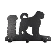 Leinengarderobe Bouvier des Flandres aus Stahl mit 3 Haken