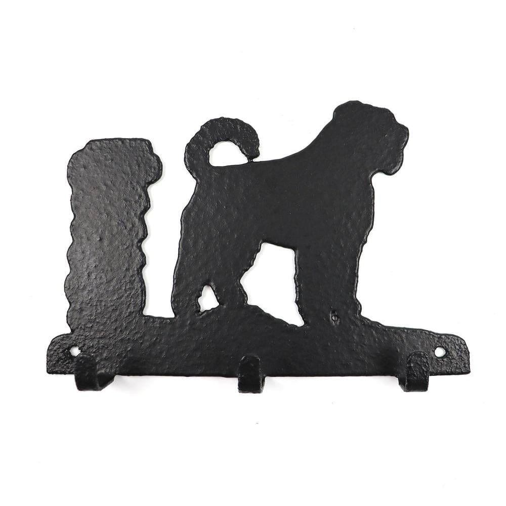 Leinengarderobe Bouvier des Flandres aus Stahl mit 3 Haken