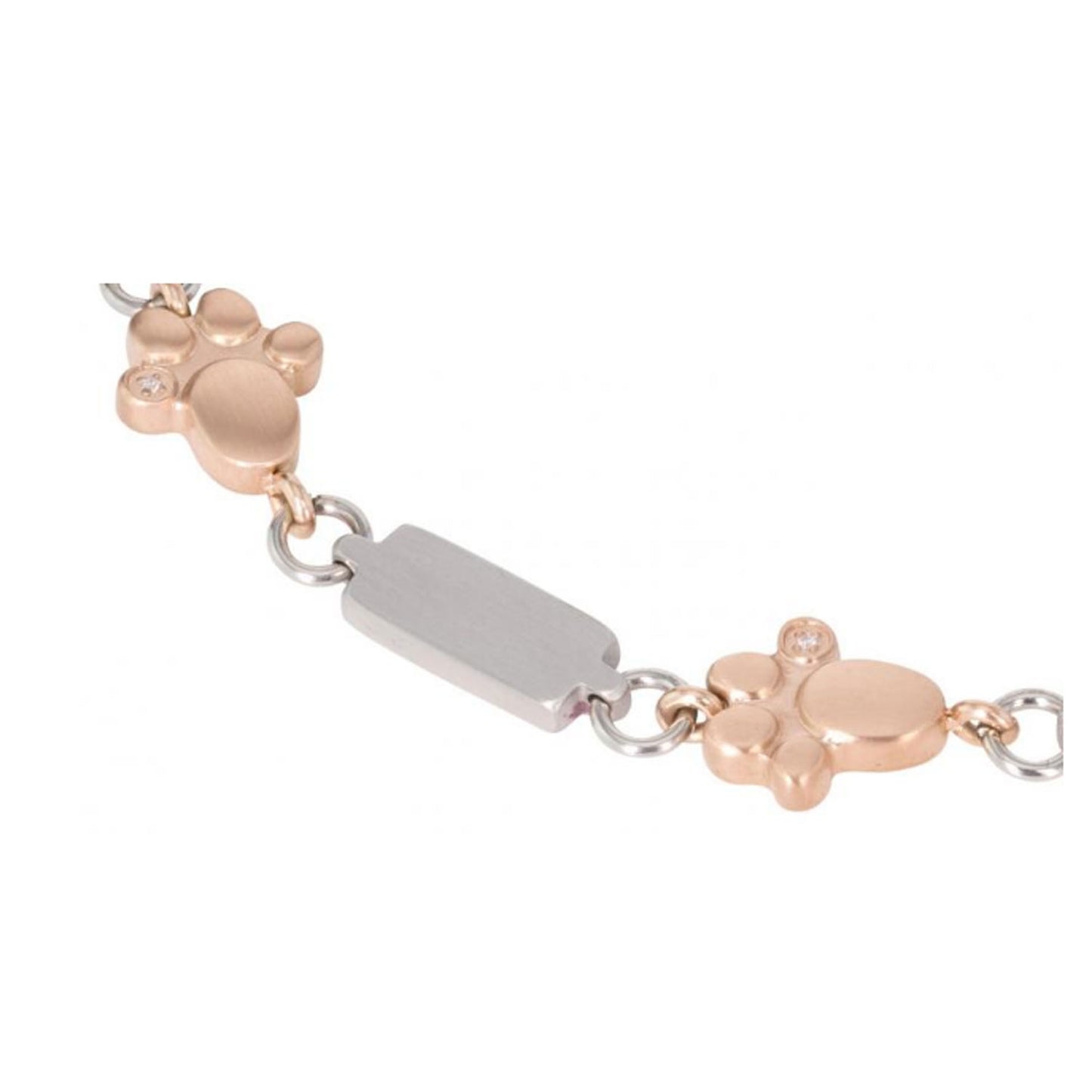 Magnetschmuck Armband -Pfote Rosé mit Zirkonia-