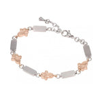 Magnetschmuck Armband -Pfote Rosé mit Zirkonia-Tierisch tolle Geschenke