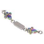 Magnetschmuck Armband -Pfote mit Zirkonia Rainbow-Tierisch tolle Geschenke