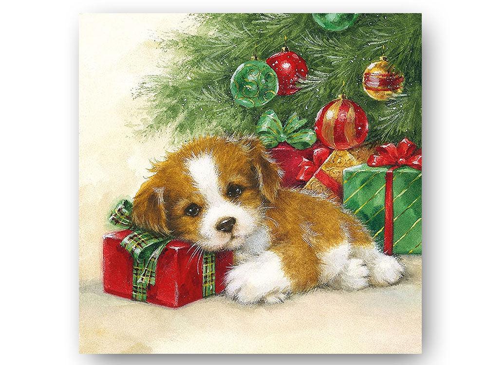 Papier-Servietten - Hund - Gift Guard 20 Stck 33 x 33 cm-Tierisch tolle Geschenke