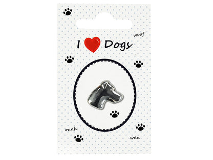 Bluebug Hundekopf Pin I Love Dogs