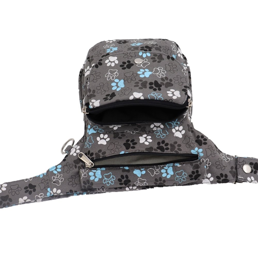Nijens Hüfttasche Hannover Pfote -anthrazit türkis-Tierisch tolle Geschenke