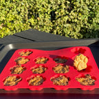 Silikon Backmatte Hundekeks