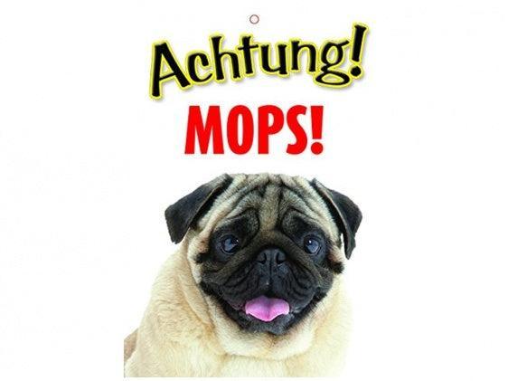 Warnschild - Türschild Achtung-Tierisch tolle Geschenke